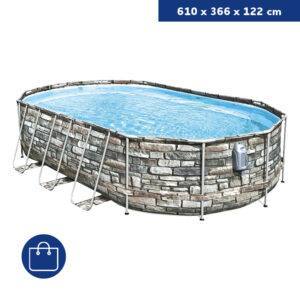 Power Steel™ Comfort Jet™ Frame Pool
