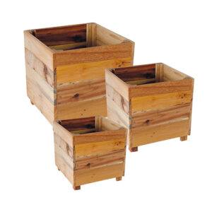 Holzpflanztopf